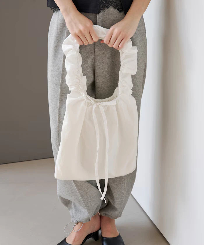 Crash Satin Frill Tote