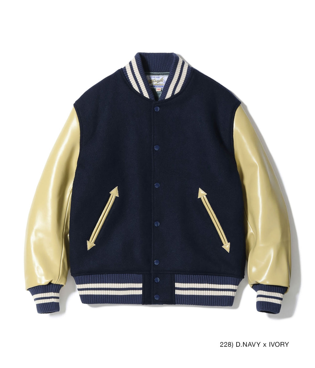 30oz. WOOL MELTON AWARD JACKET “SOLID”