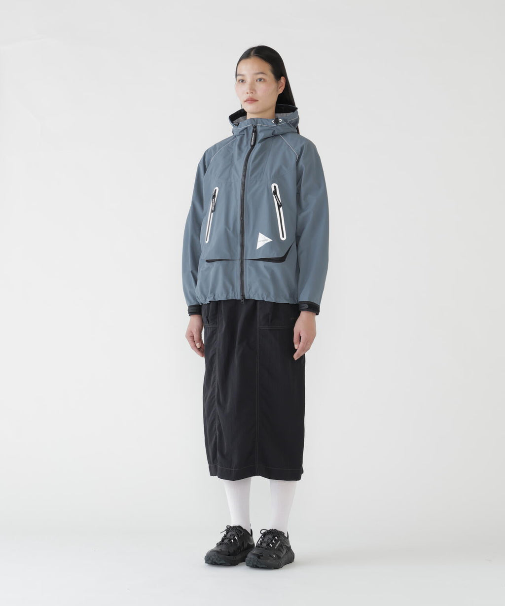 crinkled nylon skirt (W)