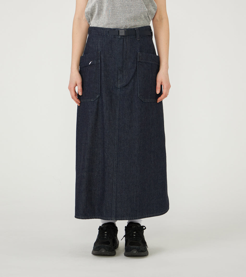 Denim Field Skirt