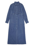 8oz Denim Pintuck Sundance Dress