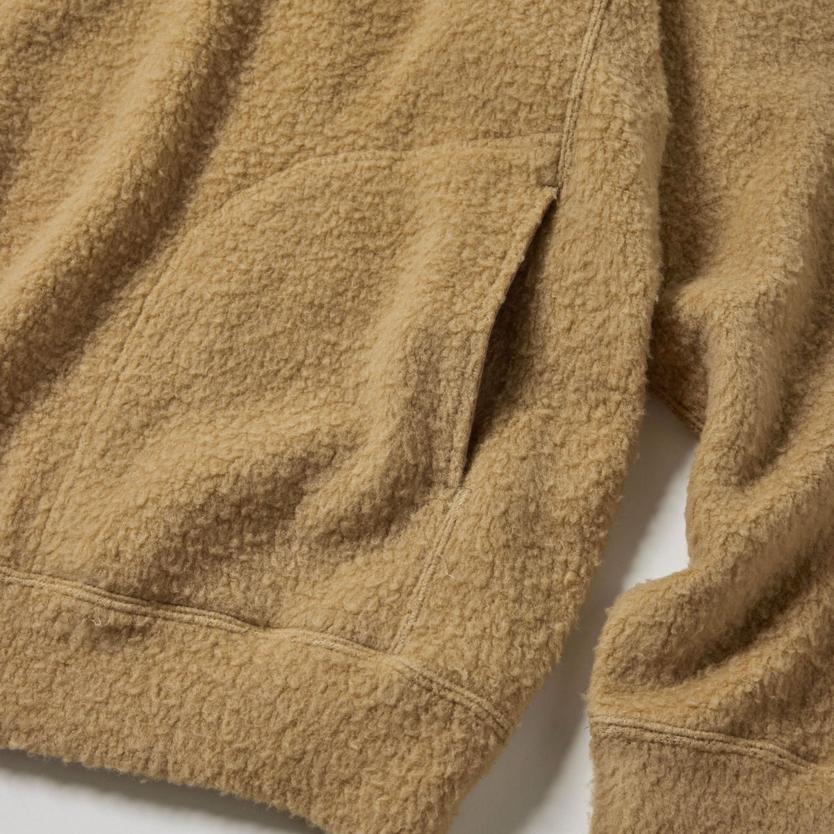 GL69593 / WOOL SUPER 140's FLEECE RAGLAN CREW NECK SHIRT