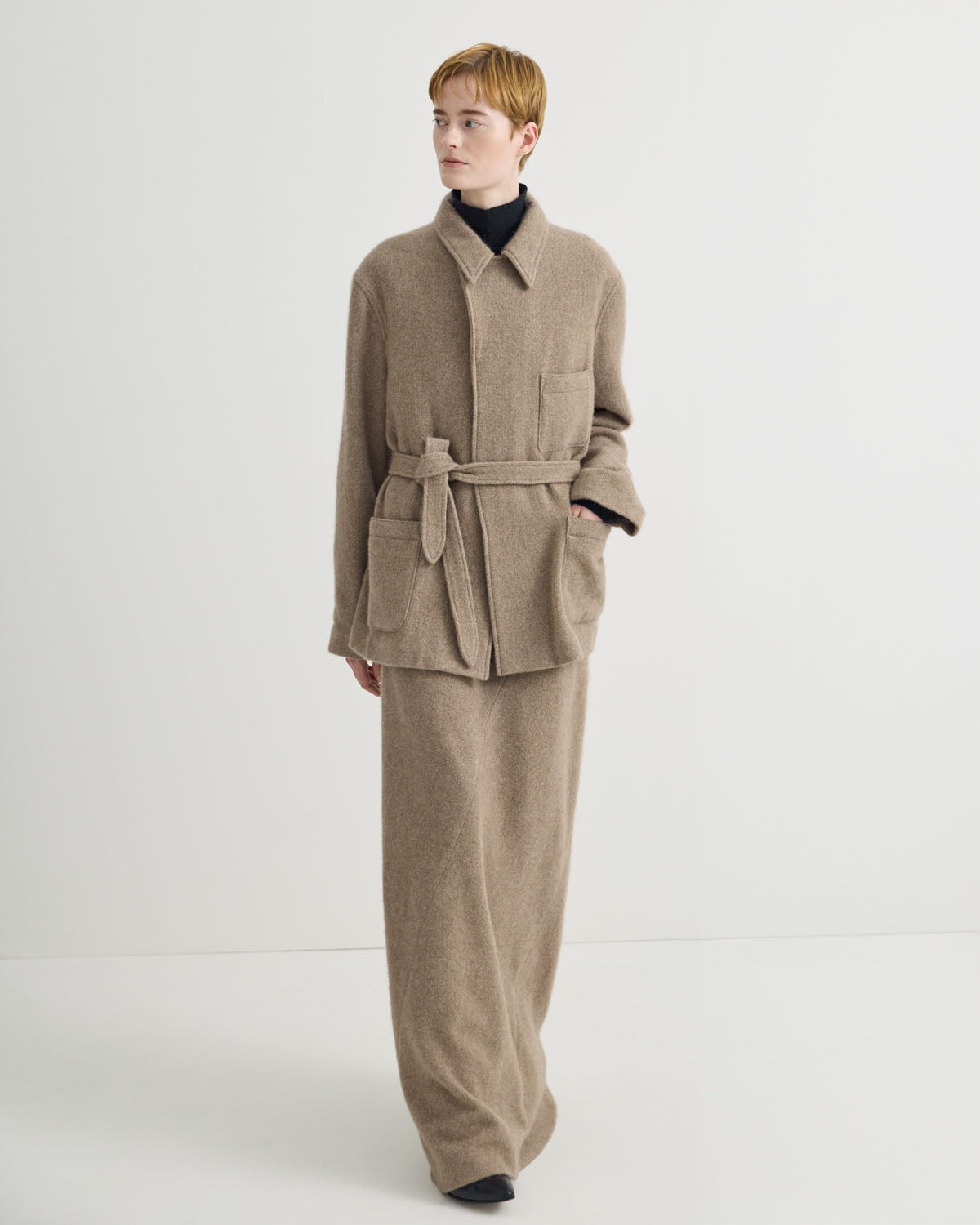 BELTED JACKET