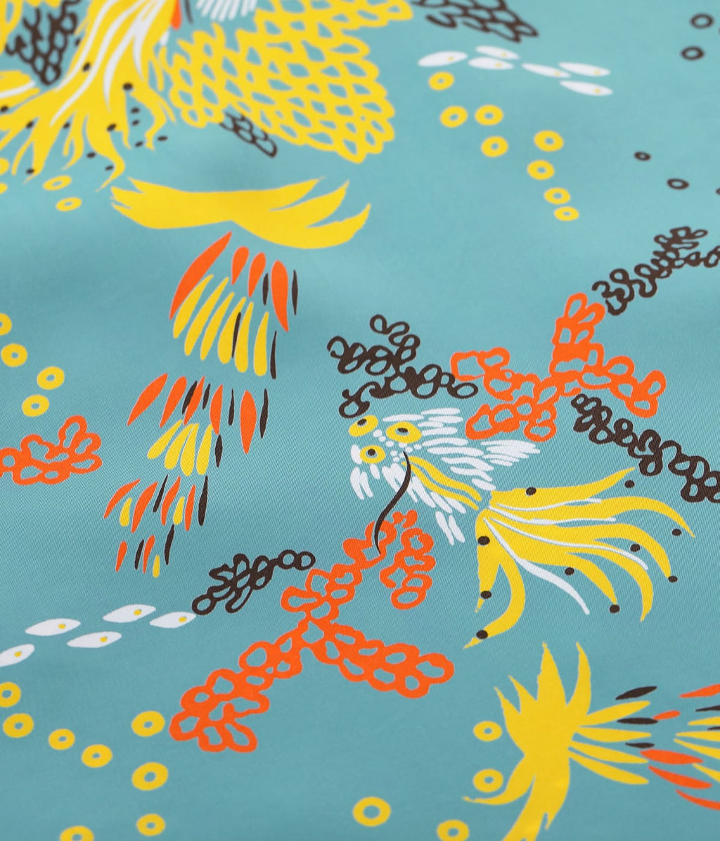 Rayon Hawaiian Shirt 'Tropical Fish'