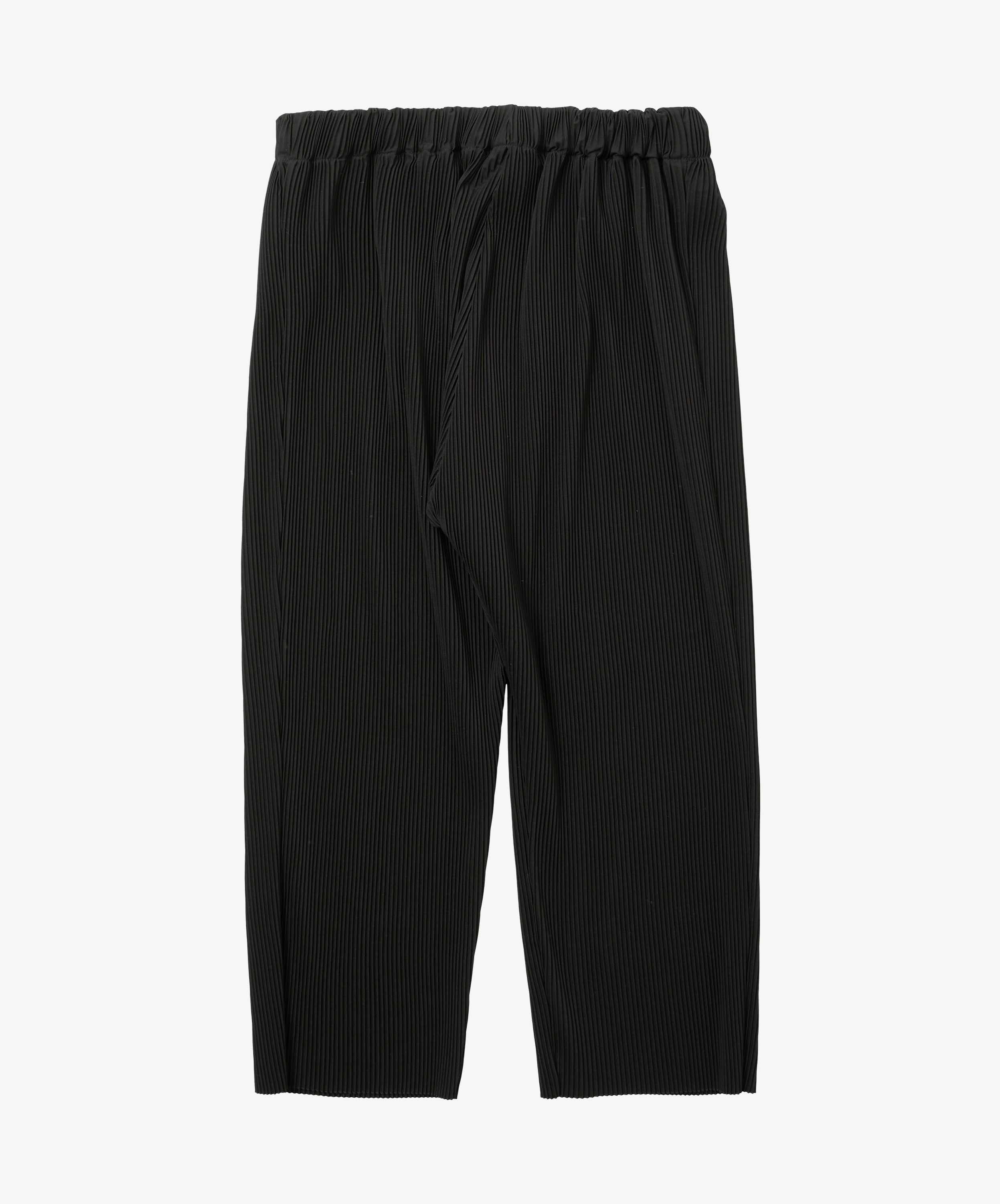 baggy trousers pleats black with pockets