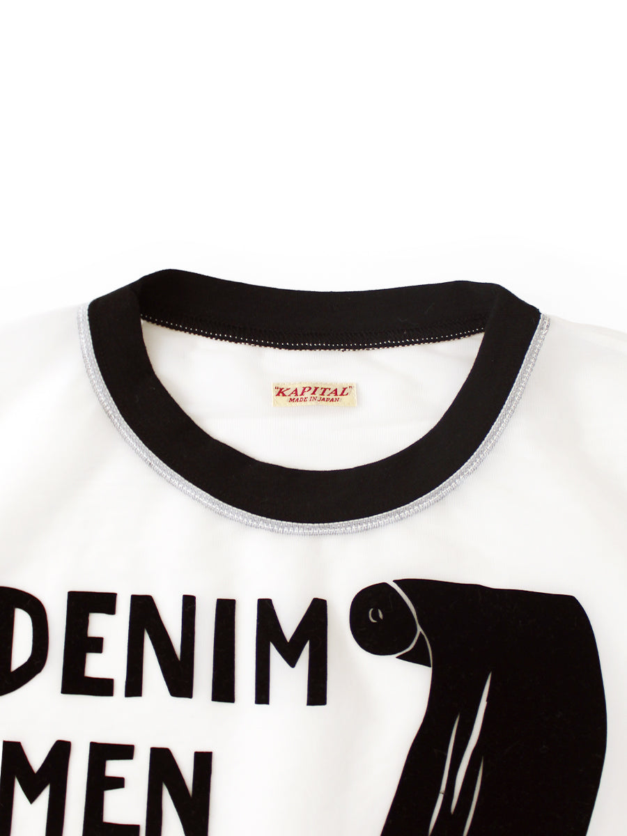 Sheer jersey x 20/- jersey ringer T (DENIM MEN LOVE C...)