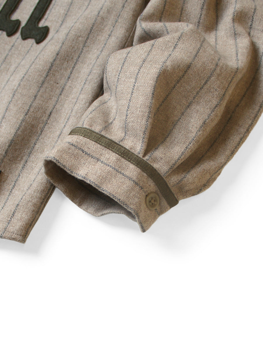 Wool Stripe (Thick) GREAT WOMEN Baseball Lo...
