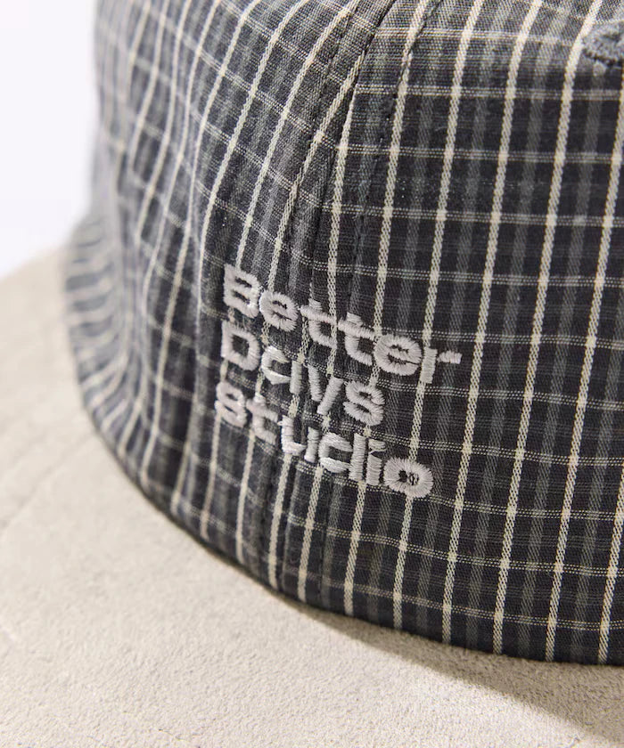 BetterDays Studio × FREAK'S STORE Two-Tone Flat Visor Check Cap