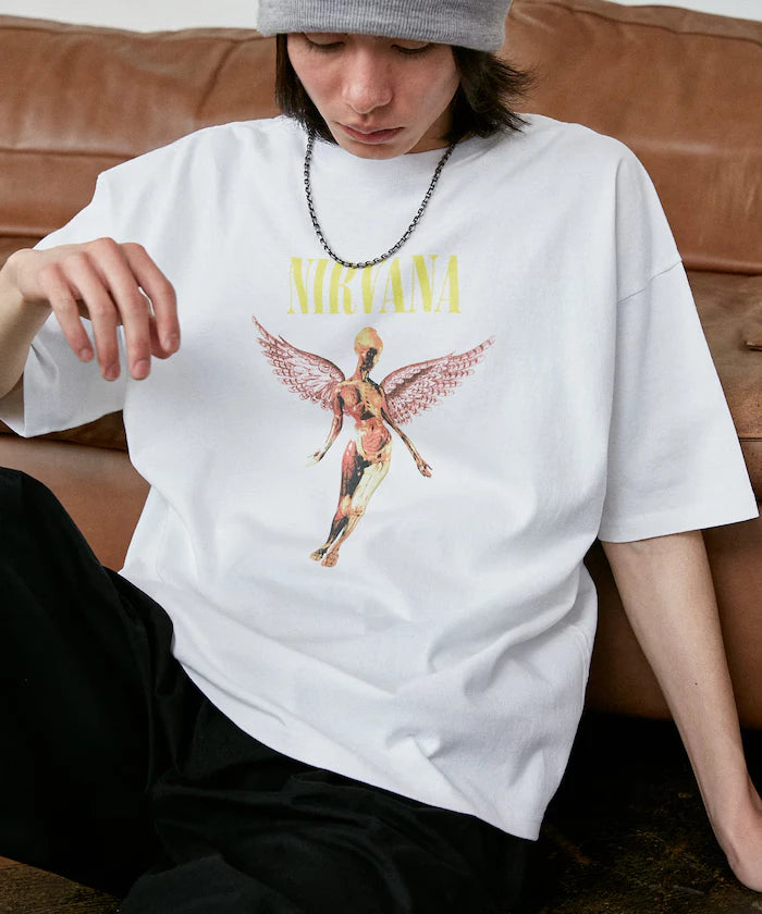 NIRVANA IN UTERO Band T-shirt Limited Edition