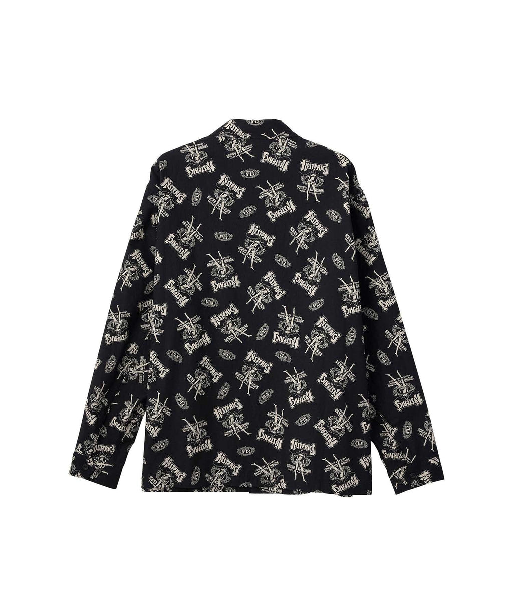 Bad Ass Whisky Pattern Flat Color Shirt