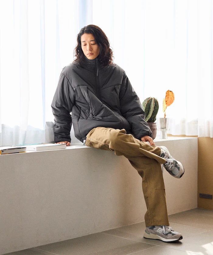 PRIMALOFT PUFF JACKET / Primaloft Stand Collar Puff Jacket / Insulated Blouson