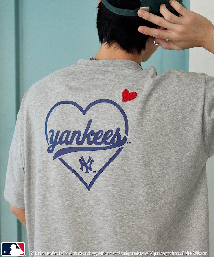 MLB Back Print Heart T-Shirt