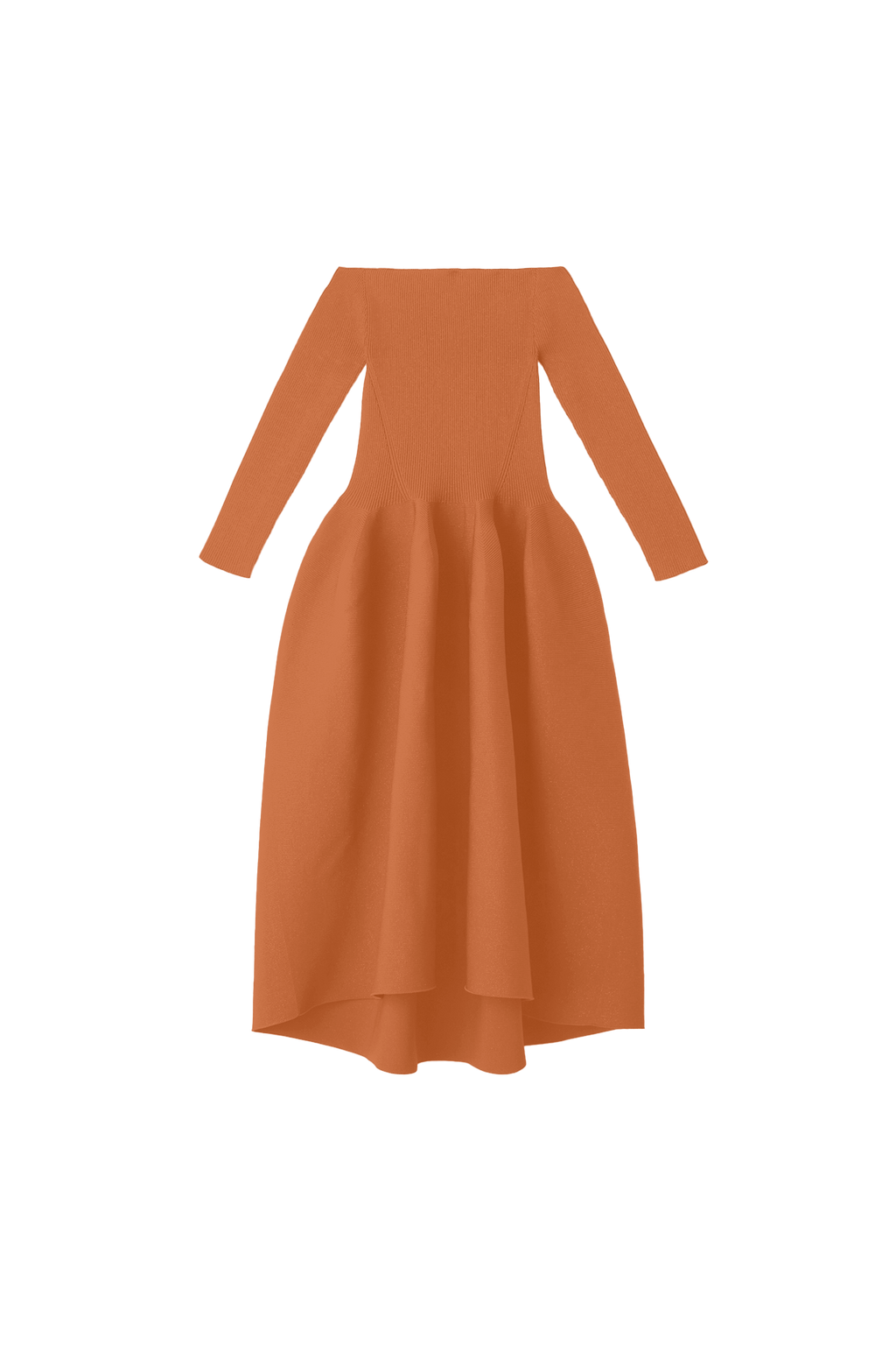 POTTERY HS OFF SHOULDER LONG SLEEVE DRESS