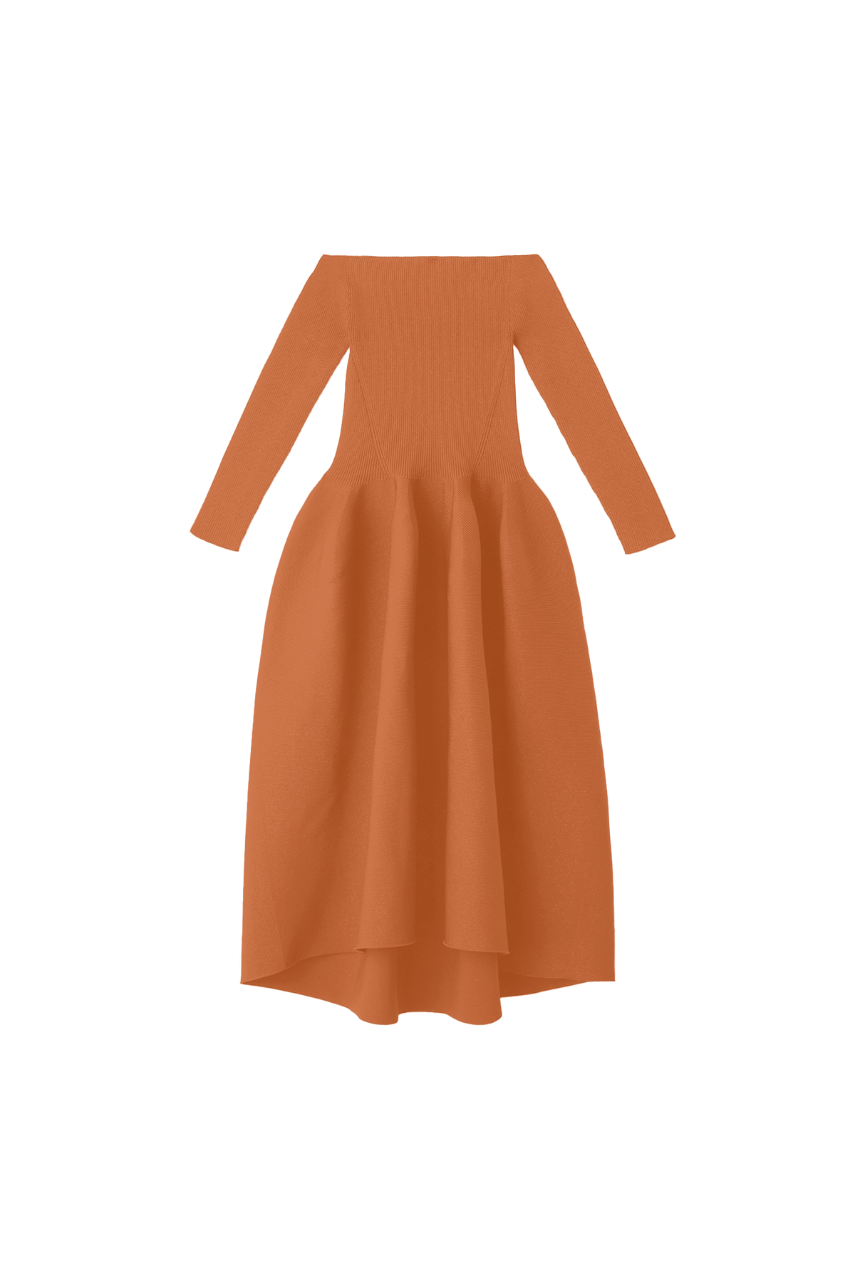 POTTERY HS OFF SHOULDER LONG SLEEVE DRESS