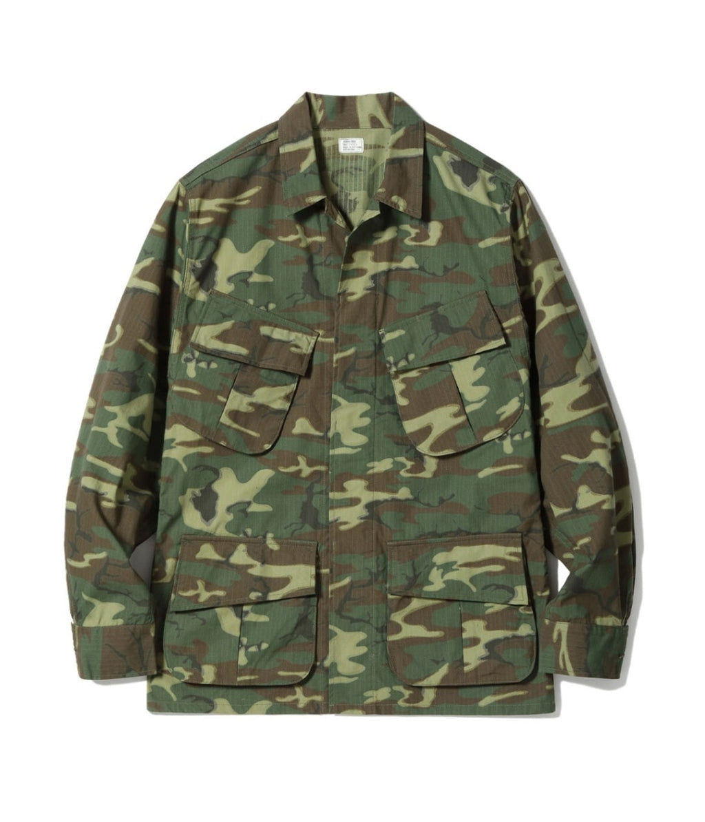 COAT, MAN'S, CAMOUFLAGE, COTTON, WIND, RESISTANT, POPLIN, CLASS 2