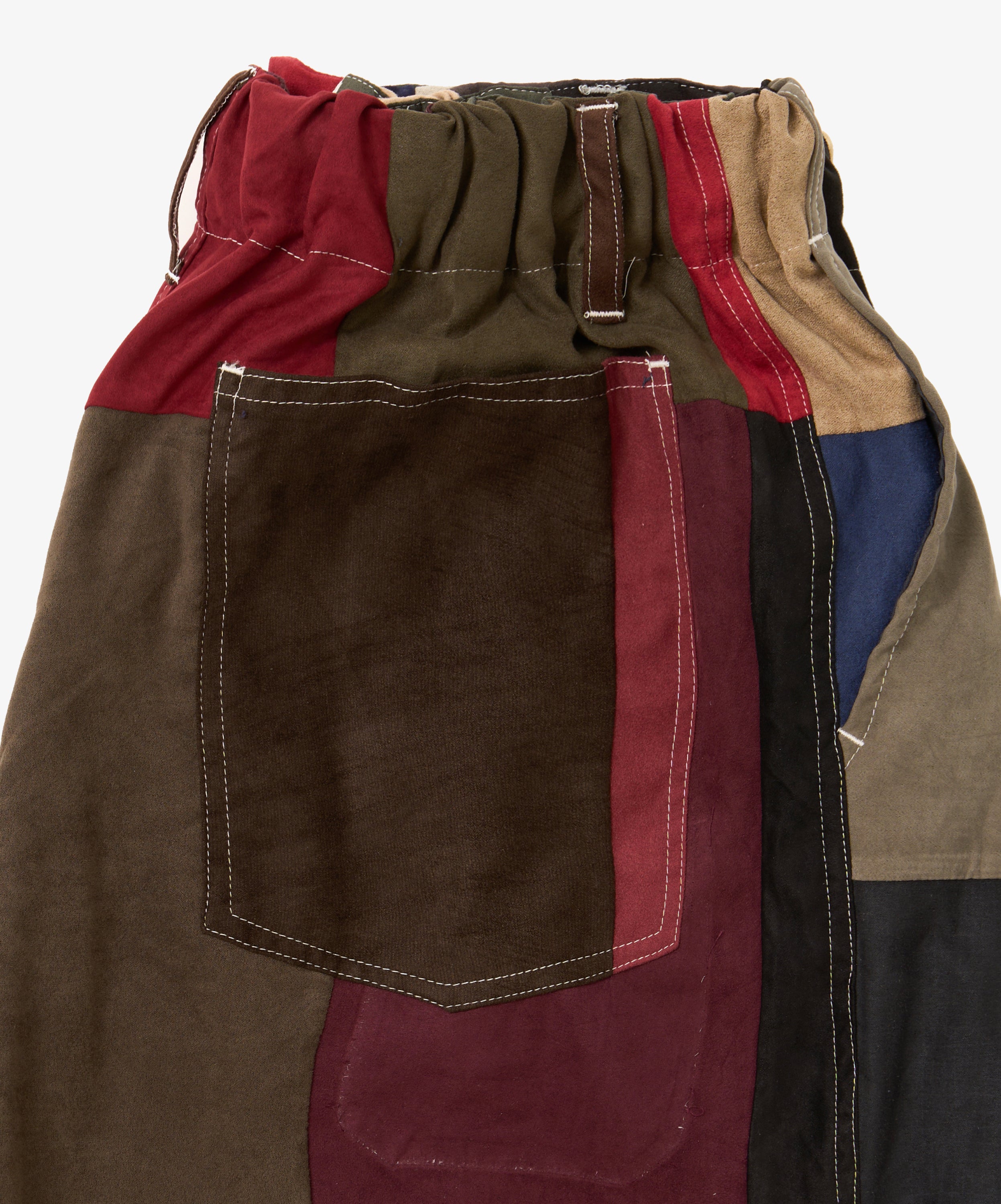 circular pants faux suede eight
