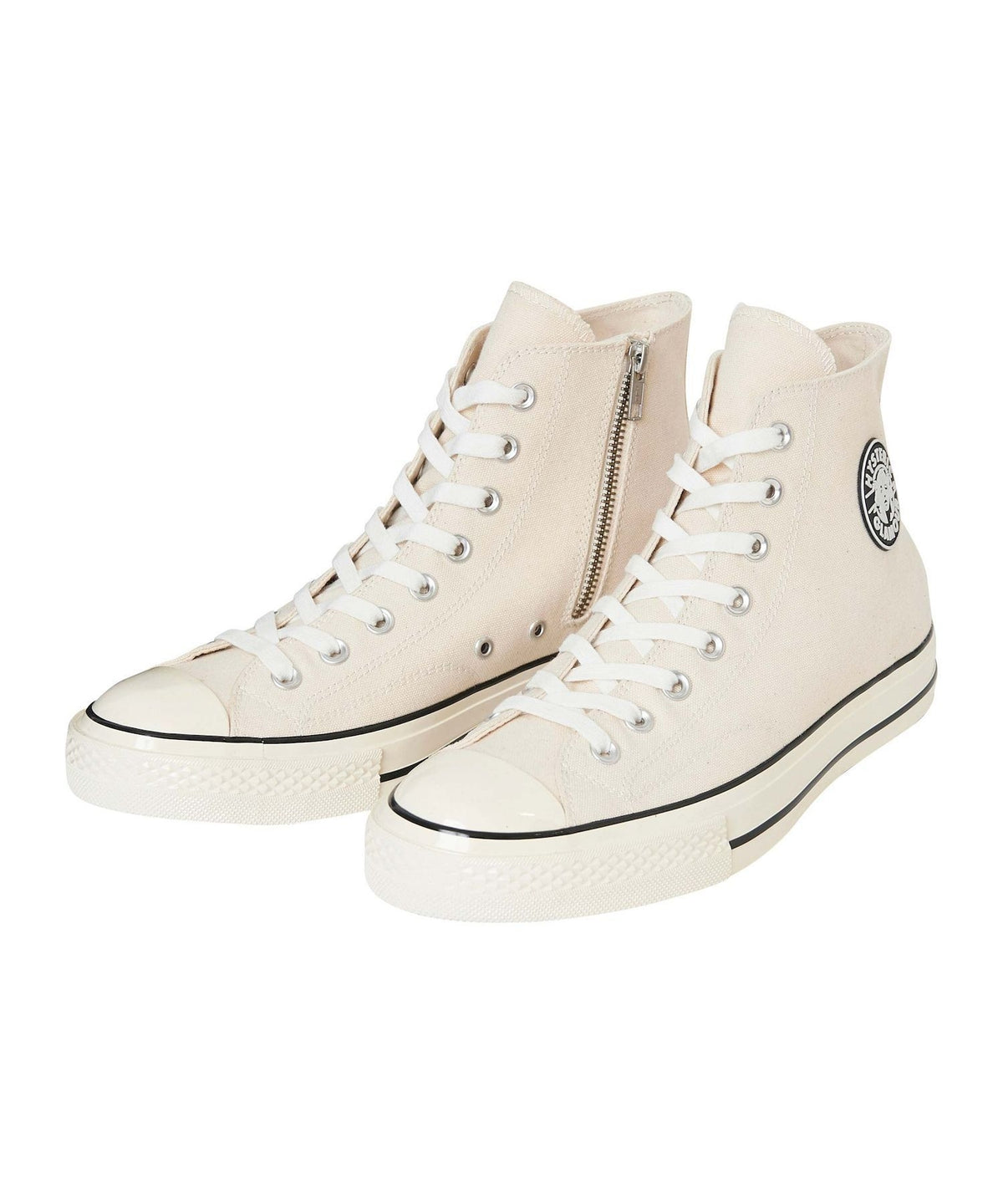 Side Zip High Cut Sneakers