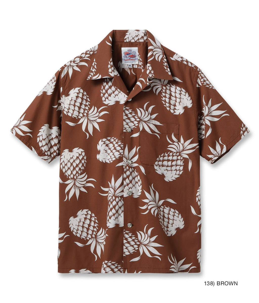 Duke Kahanamoku Cotton Hawaiian Shirt "Duke's Pineapple"