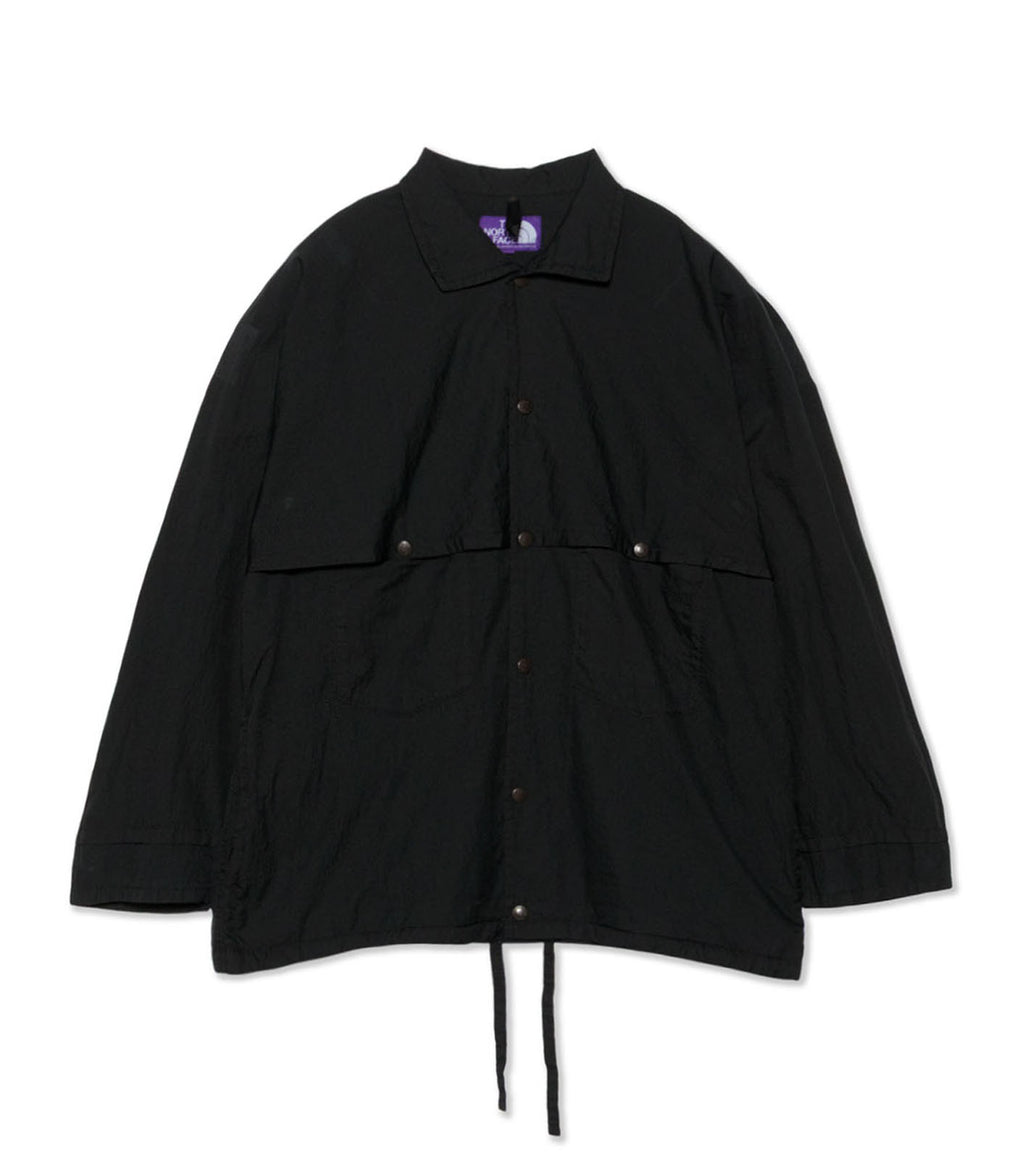 Garment Dyed Nylon Ripstop Field Shirt Jacket