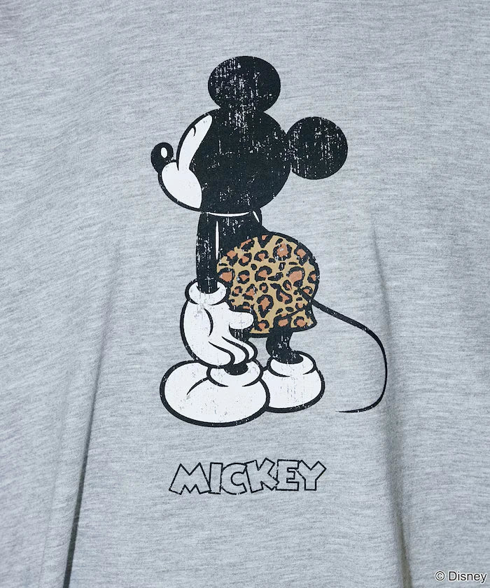 <Functional Material>Mickey Mouse & Minnie Mouse/Face T-Shirt Limited Edition