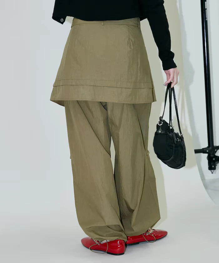2WAY Skirt with Nylon Pants Limited Edition