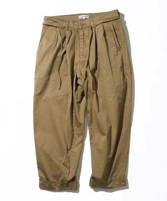 Extra Long Staple Organic Cotton 2 Tuck Chino Pant