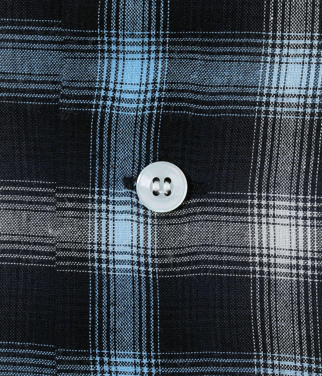 Rayon Ombre Check Open Shirt