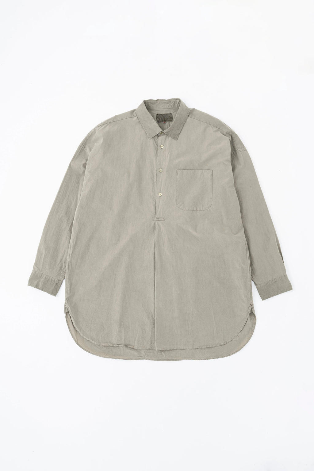REGULAR COLLAR S/S SHIRT  （NATURAL GARMENT DYE）
