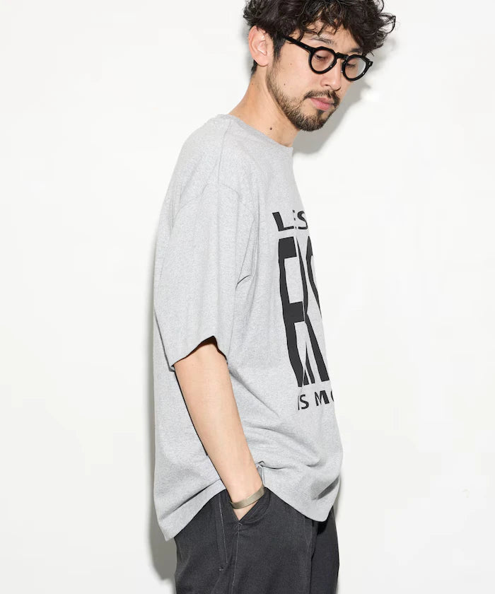 6 Ounce Front Logo Print Crew Neck T-Shirt / Print T-Shirt PRINT BIG FIRST