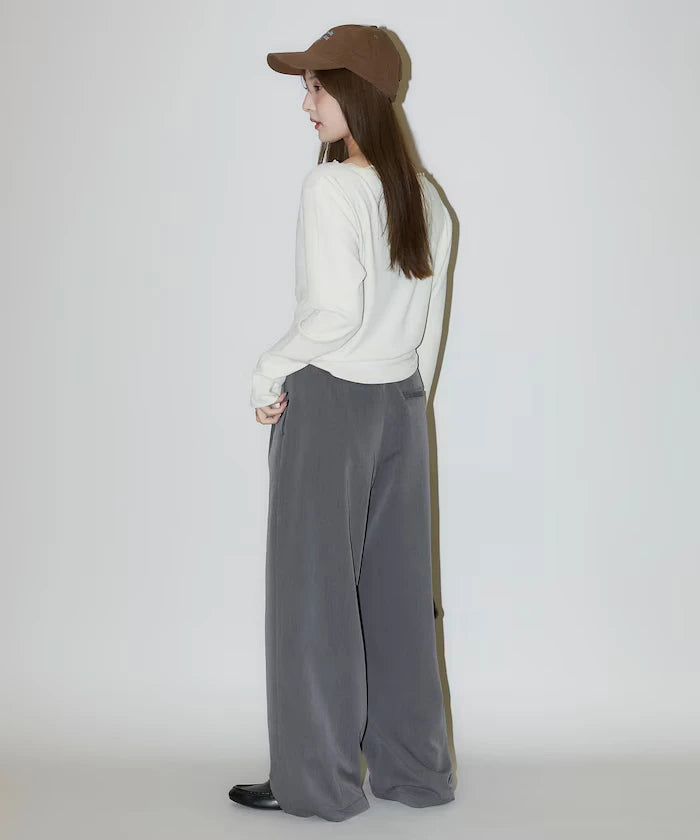 2-pleat slacks pants limited edition