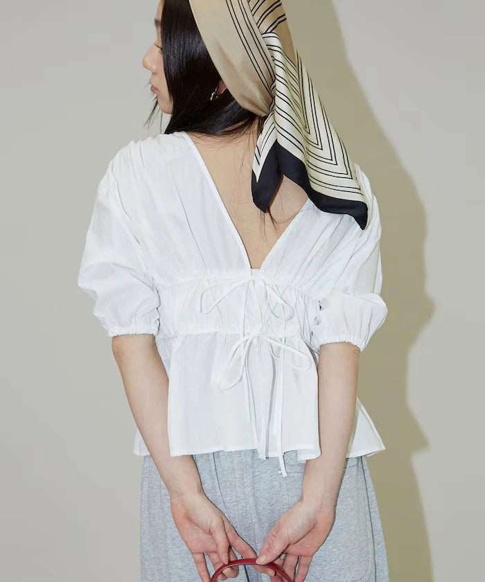 2WAY Shirring Blouse Limited Edition