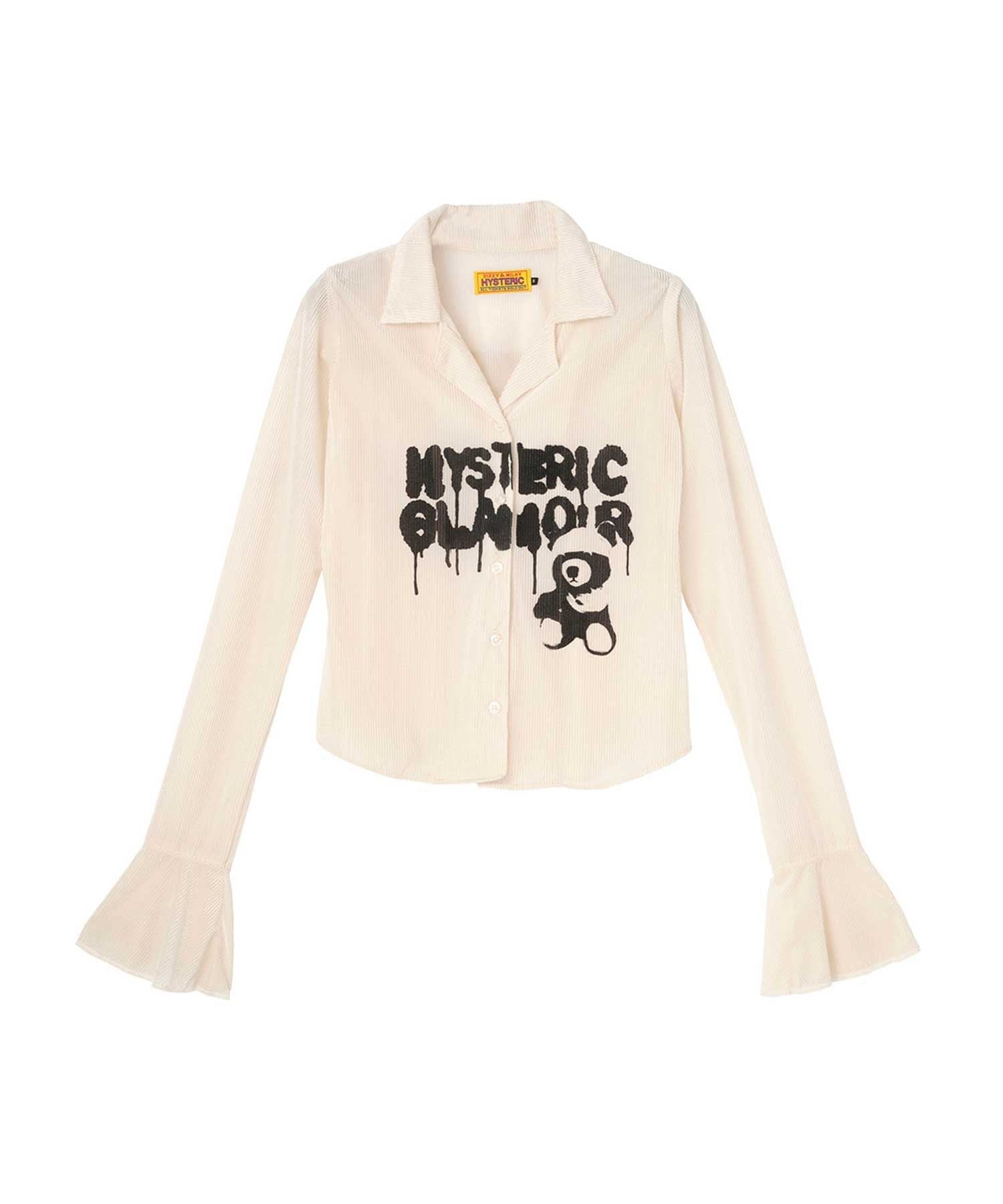 HYSTERIC TEDDY BEAR Velvet Tight Blouse