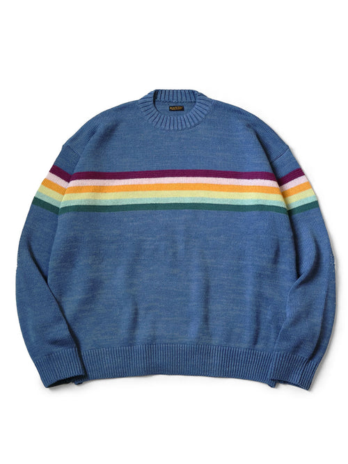 5G Cotton Knit MOONBOW & PECKISH RAINBOWY Crew...