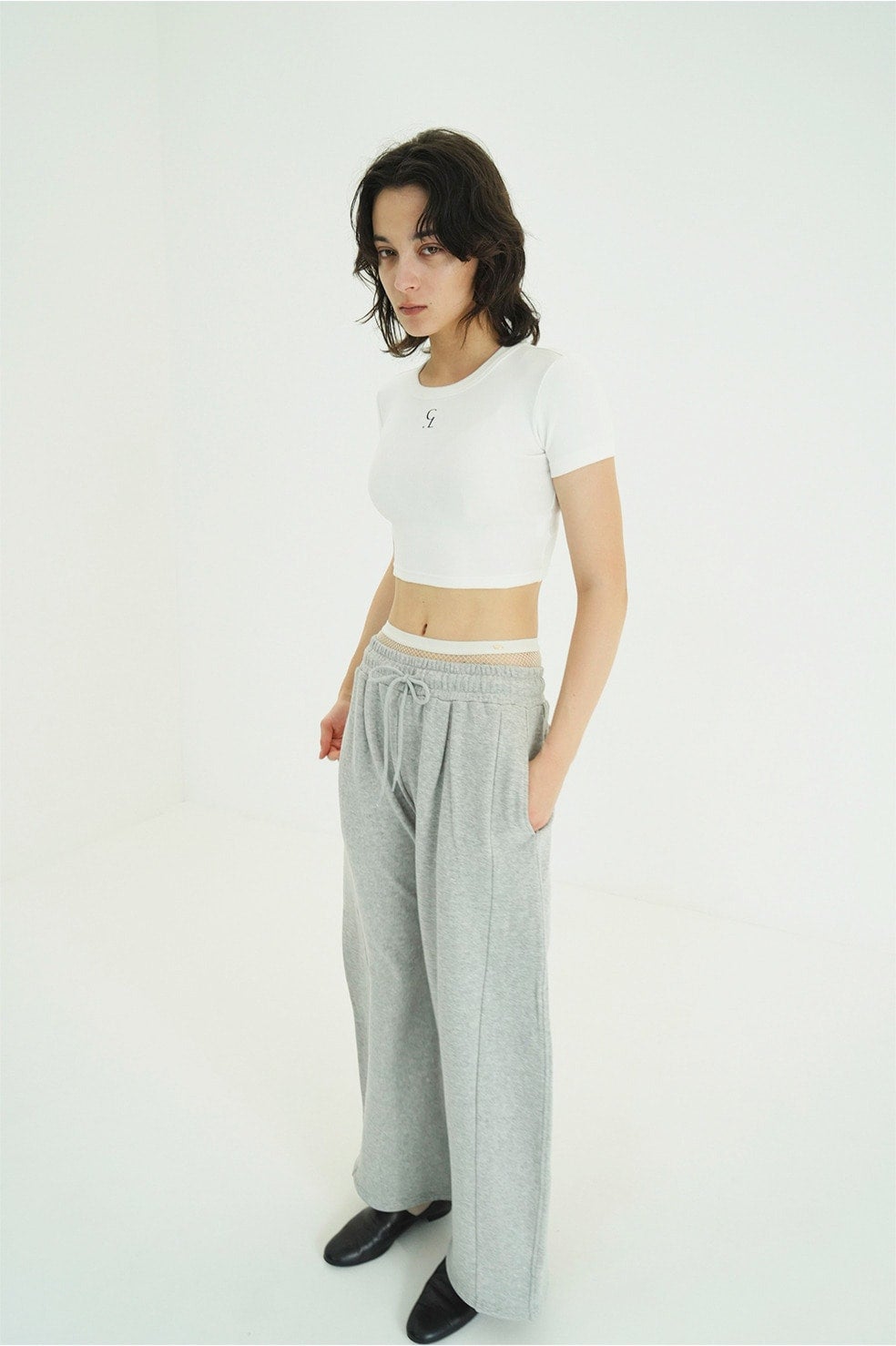 LOGO CROPPED TIGHT TEE