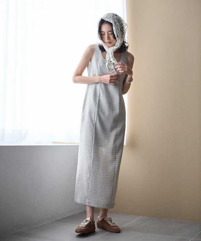Camilla Check I-Line Dress / Suitable for Setup