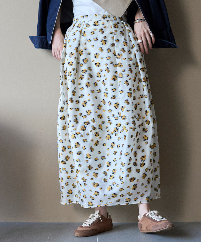 Flower Sheer Jacquard Cocoon Skirt - Released on February 12 at 12:00