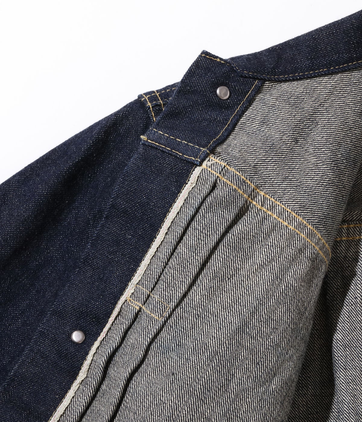 WORLD WAR II DENIM BLOUSE