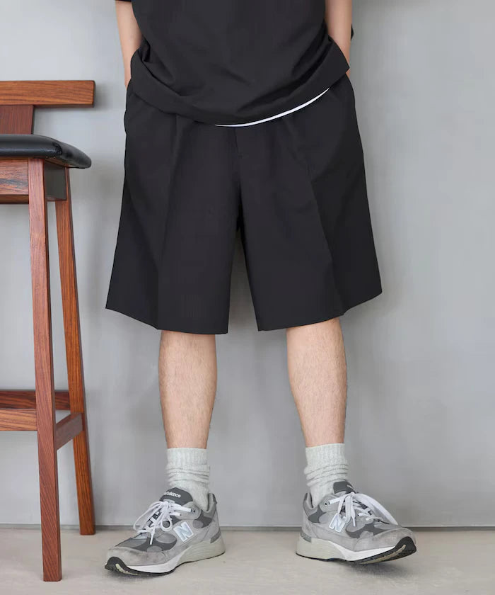 Functional Fabric Pullover Short Sleeve Shirt Set 3-piece Set / Washable / UV Cut / Quick Dry / Cool Touch