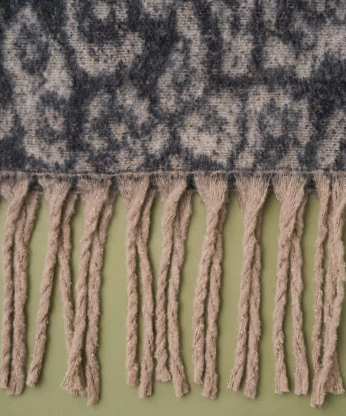 Animal Print Volume Scarf