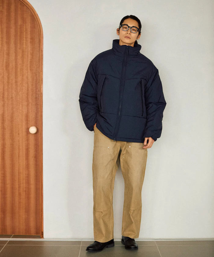 PRIMALOFT PUFF JACKET / Primaloft Stand Collar Puff Jacket / Insulated Blouson