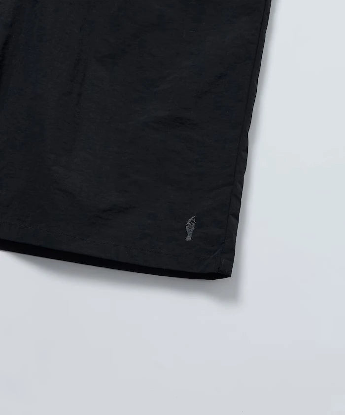 Nylon Sleek Water Length Baggy Shorts