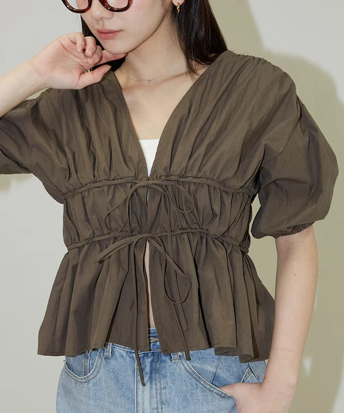 2WAY Shirring Blouse Limited Edition