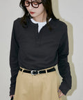 Light Waffle Henley Neck Long Sleeve T Limited Edition