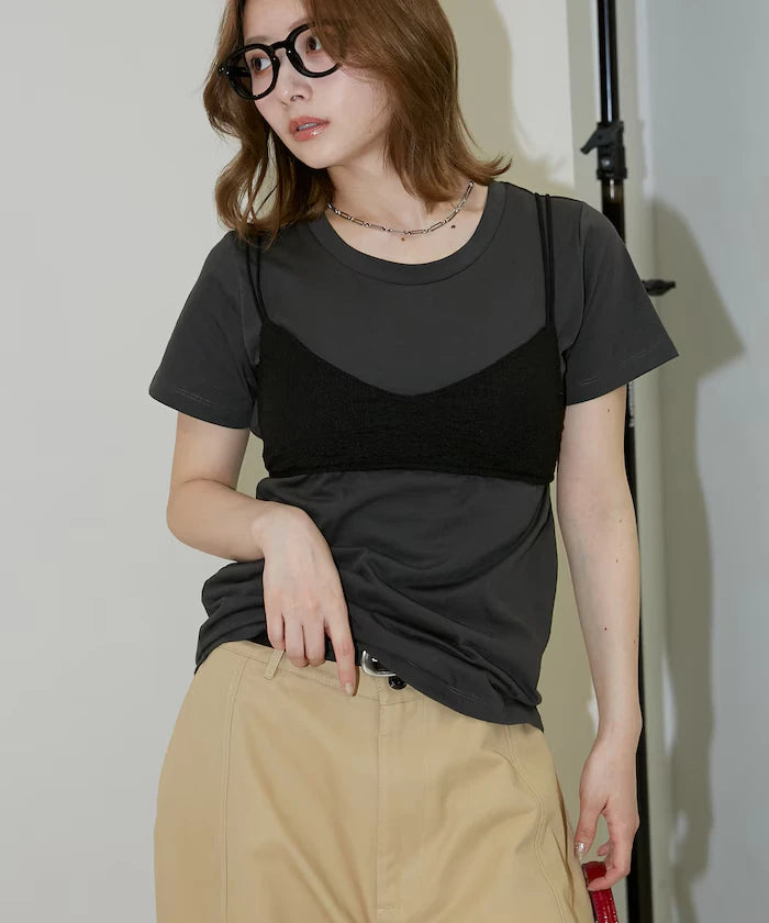 <Set Item> Chibi Bra Set T-Shirt Limited Release