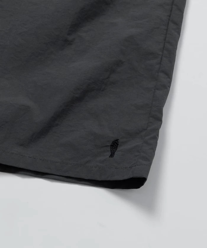 Nylon Sleek Water Length Baggy Shorts