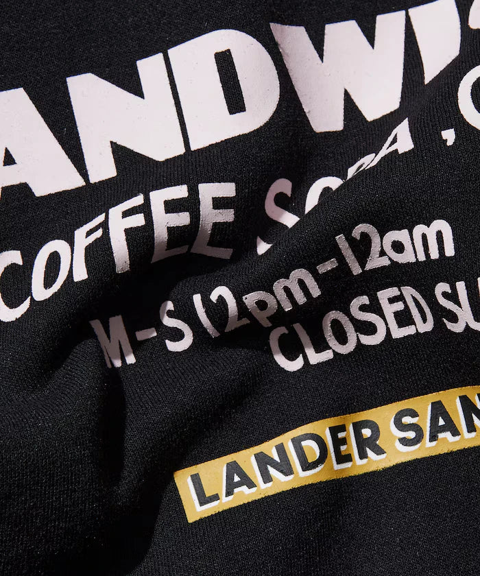 LANDER SANDWICHES×FREAK'S STORE/ Lander Limited Edition Big Silhouette Back Print Crewneck Sweat 【Limited Release】