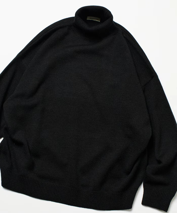 Relaxed Fit Easy Care Washable Turtleneck Knit