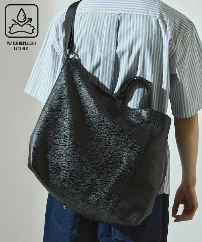 2WAY Leather Messenger Bag