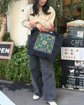 Flower Bandana L#01black-301151