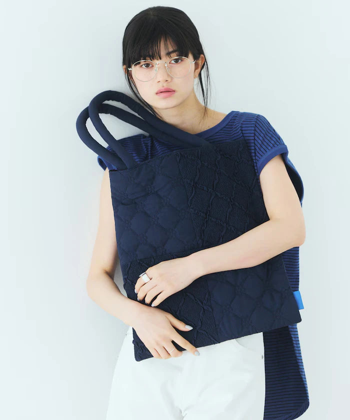 Flower Quilt Patchwork Tote Bag
